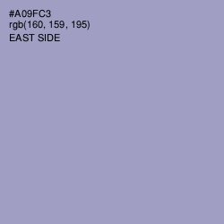#A09FC3 - East Side Color Image