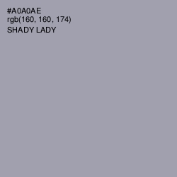#A0A0AE - Shady Lady Color Image