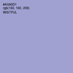 #A0A0D1 - Wistful Color Image