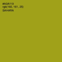 #A0A119 - Sahara Color Image