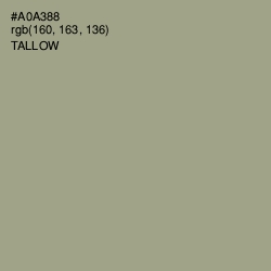 #A0A388 - Tallow Color Image