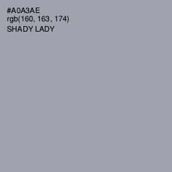 #A0A3AE - Shady Lady Color Image
