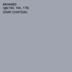 #A0A4B0 - Gray Chateau Color Image
