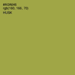 #A0A646 - Husk Color Image
