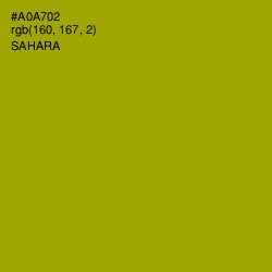 #A0A702 - Sahara Color Image