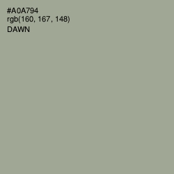 #A0A794 - Dawn Color Image