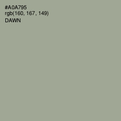 #A0A795 - Dawn Color Image