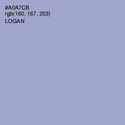 #A0A7CB - Logan Color Image