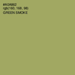 #A0A862 - Green Smoke Color Image