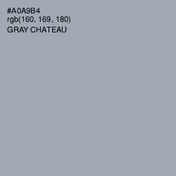 #A0A9B4 - Gray Chateau Color Image