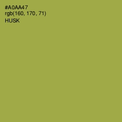#A0AA47 - Husk Color Image