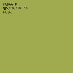 #A0AA4F - Husk Color Image