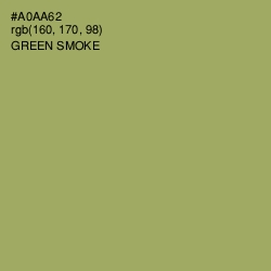 #A0AA62 - Green Smoke Color Image