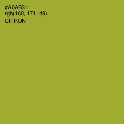 #A0AB31 - Citron Color Image