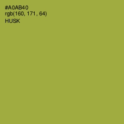 #A0AB40 - Husk Color Image