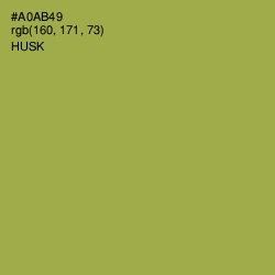 #A0AB49 - Husk Color Image