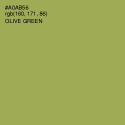 #A0AB56 - Olive Green Color Image