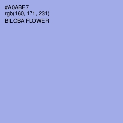 #A0ABE7 - Biloba Flower Color Image