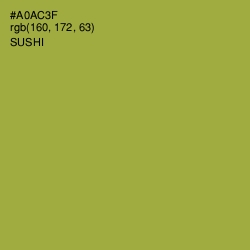 #A0AC3F - Sushi Color Image