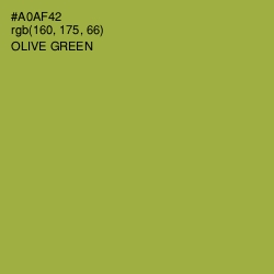 #A0AF42 - Olive Green Color Image