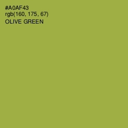 #A0AF43 - Olive Green Color Image