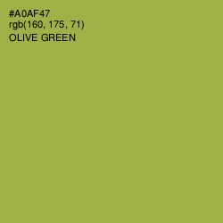 #A0AF47 - Olive Green Color Image