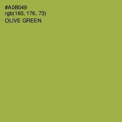 #A0B049 - Olive Green Color Image