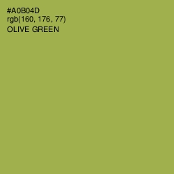 #A0B04D - Olive Green Color Image