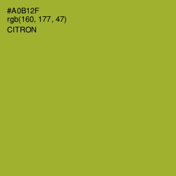 #A0B12F - Citron Color Image