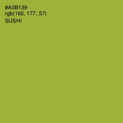 #A0B139 - Sushi Color Image