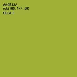 #A0B13A - Sushi Color Image