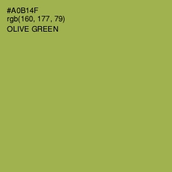 #A0B14F - Olive Green Color Image