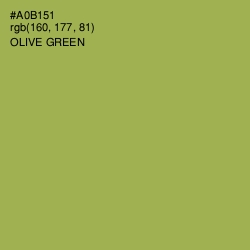 #A0B151 - Olive Green Color Image