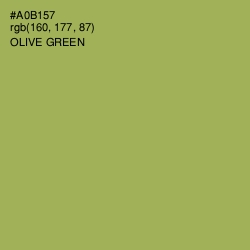 #A0B157 - Olive Green Color Image