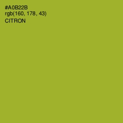 #A0B22B - Citron Color Image