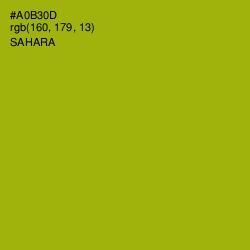 #A0B30D - Sahara Color Image