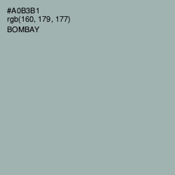 #A0B3B1 - Bombay Color Image