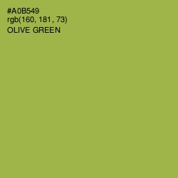 #A0B549 - Olive Green Color Image