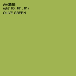 #A0B551 - Olive Green Color Image