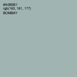 #A0B5B1 - Bombay Color Image