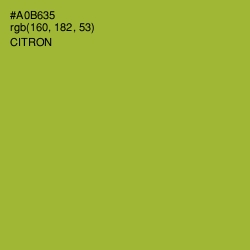 #A0B635 - Citron Color Image