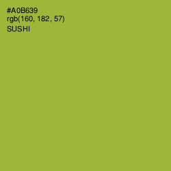 #A0B639 - Sushi Color Image