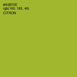 #A0B72E - Citron Color Image