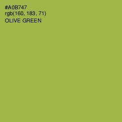 #A0B747 - Olive Green Color Image