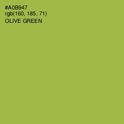 #A0B947 - Olive Green Color Image