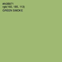 #A0B971 - Green Smoke Color Image