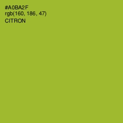 #A0BA2F - Citron Color Image