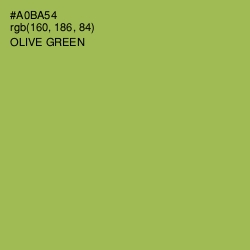 #A0BA54 - Olive Green Color Image