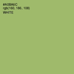 #A0BA6C - Green Smoke Color Image