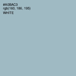 #A0BAC3 - Cadet Blue Color Image